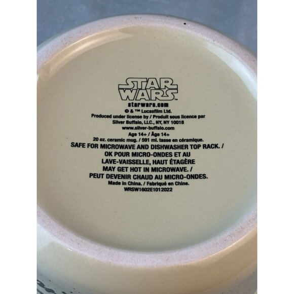 Star Wars Ewok Expeditions 20oz Tan Ceramic Coffee Mug Silver Buffalo RARE - Picture 6 of 6